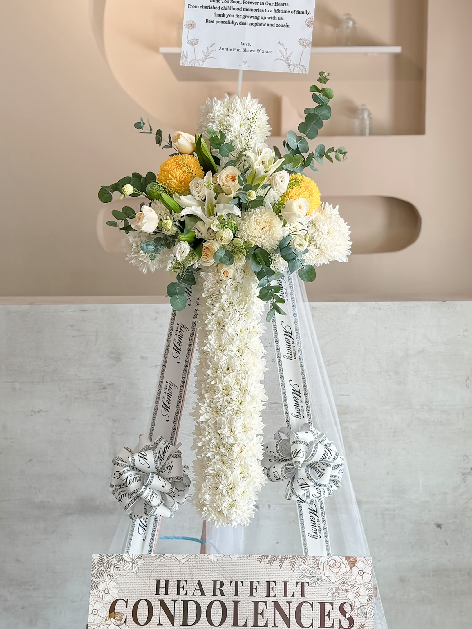Eternal Peace Cross Wreath - Image 4