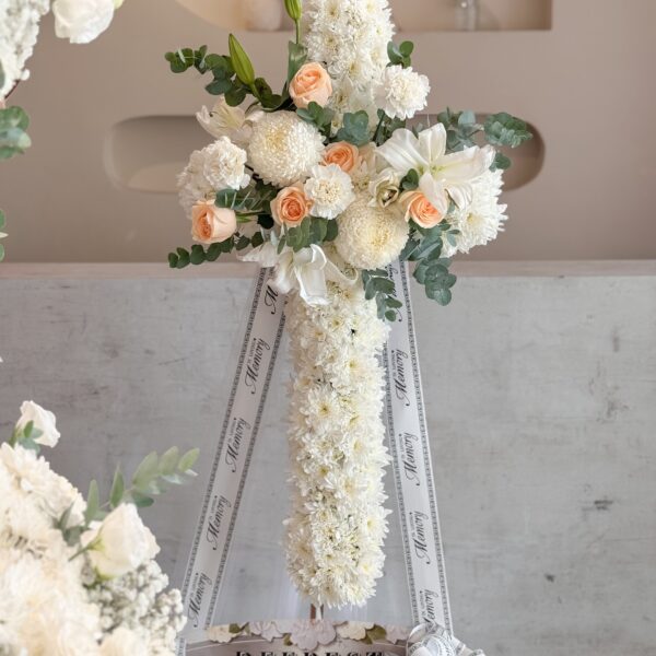 Eternal Peace Cross Wreath