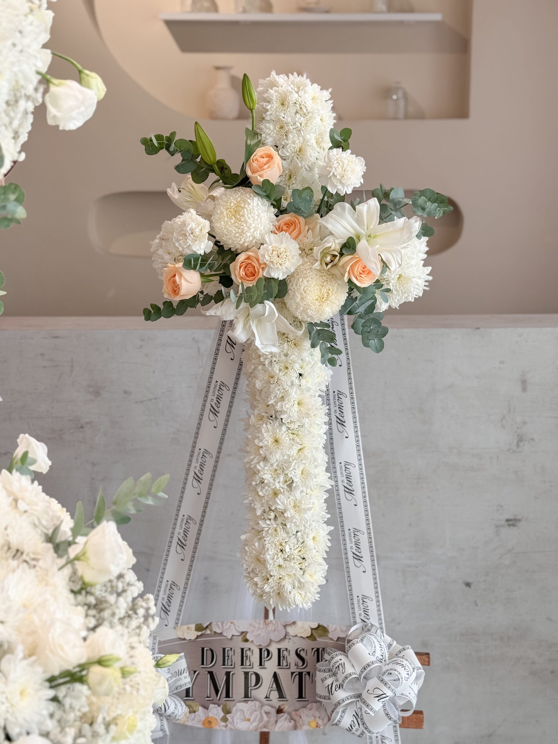 Eternal Peace Cross Wreath
