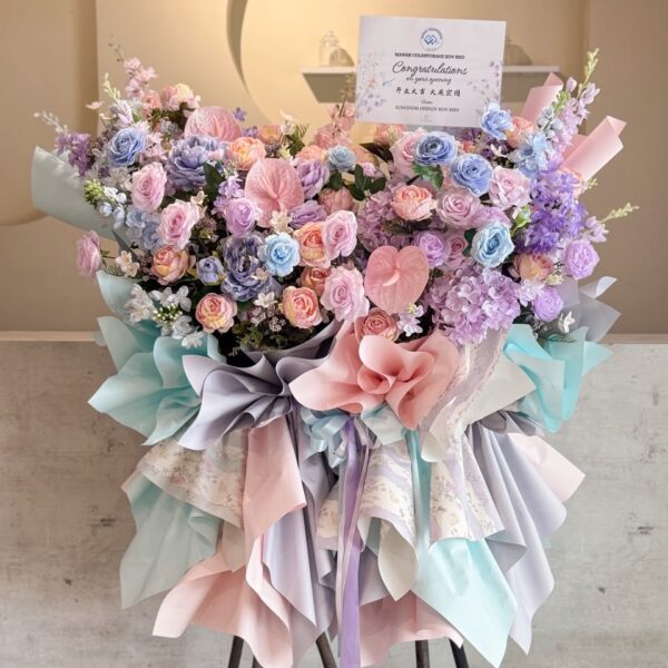 Grand Prosperity Floral Stand (Artificial Flower)