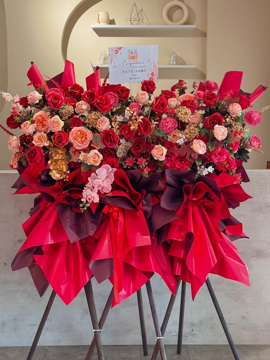 Grand Prosperity Floral Stand (Artificial Flower) - Image 3