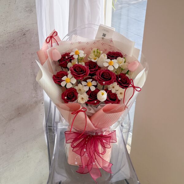 Crimson Romance (SOAP FLOWER)