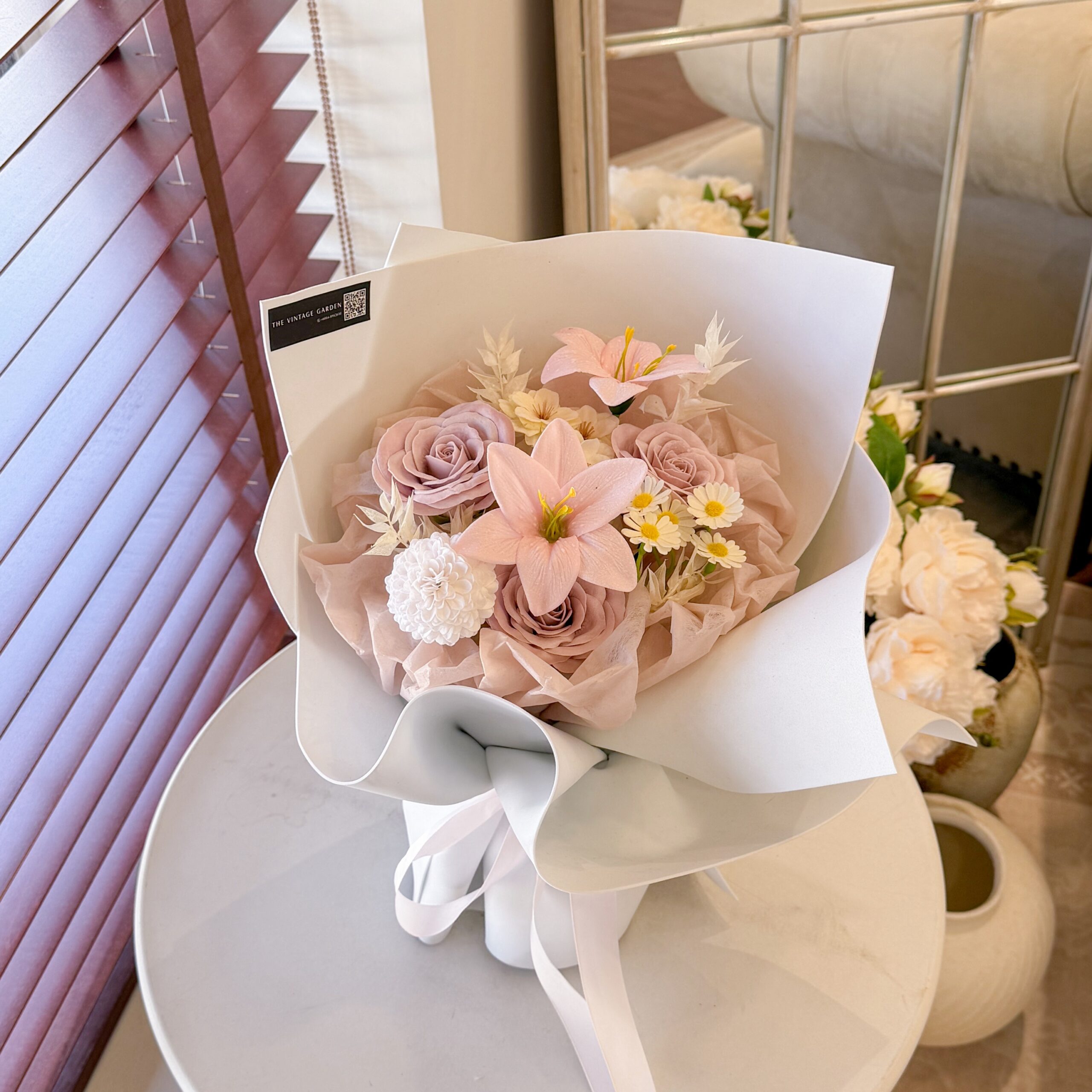 Blush Serenity (Soap flower)