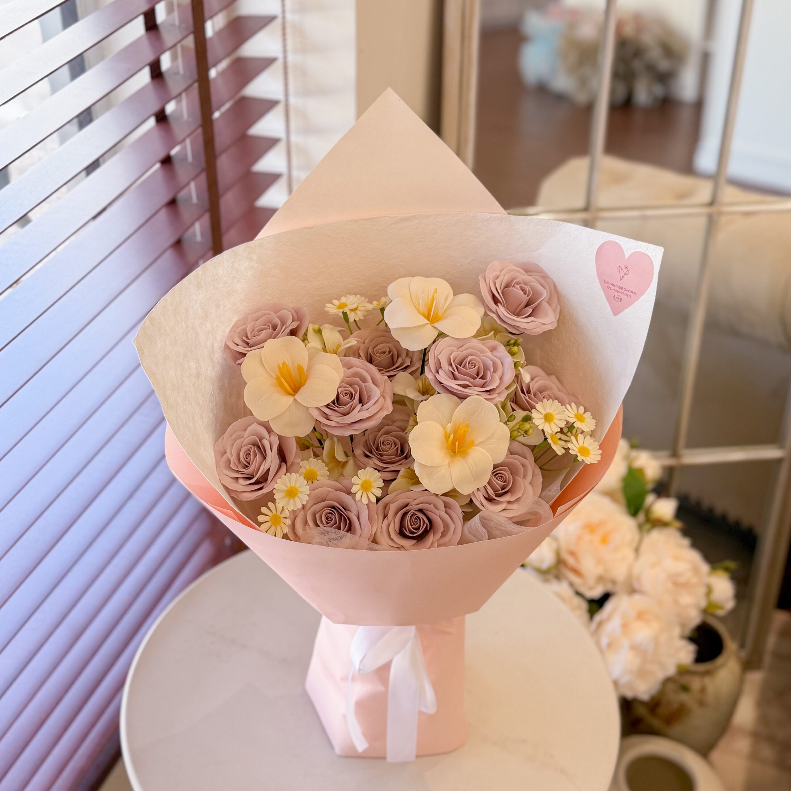 Mauve Blush (Soap flower) - Image 2